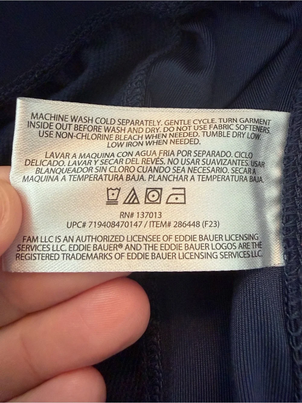 Eddie Bauer Navy Blue Track Joggers